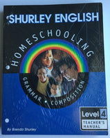 Shurley English Homeschooling Grammar Set Level 4