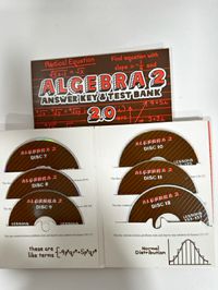 Teaching Textbooks Algebra 2 2.0 CD Roms & Answer Key and Test Bank